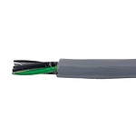 EcoFlex PUR Control Cable, 4 Cores, 0.33 mm², ECO, Unscreened, 30m, Grey PUR Sheath, 22 AWG (80016 SL005)