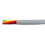 EcoCable Mini Control Cable, 6 Cores, 0.09 mm², ECO, Unscreened, 30m, Grey mPPE Sheath, 28 AWG (78006)