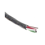 Alpha Essentials Control Cable, 4 Cores, 0.81 mm², Screened, 30m, Grey PVC Sheath, 18 AWG (2424C SL005)