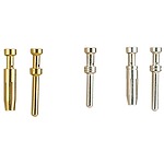 Han Contacts Male 16A Crimp Contact Minimum Wire Size 0.14mm² Maximum Wire Size 0.37mm² for use with Heavy Duty Power (09330006117)