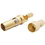 Han-Modular Male 1.5A Modular Coax M-Contact for use with 4 Contact Multi Module, Cable Group 2 Flexible Wires (09140006111)