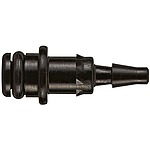 Han-Modular Male Pneumatic Contact without Shut Off for use with 3 Contact Pneumatic Module (09140006152)