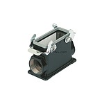 HARTING Han M, 10B Straight Heavy Duty Power Connector Housing, Surface Mount (19370100272)