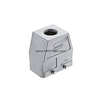 HARTING Han EMC/B, 10B Top Entry Heavy Duty Power Connector Hood, Cable Mount (19628100426)