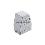 HARTING Han EMC/B, 6B Side Entry Heavy Duty Power Connector Hood, Cable Mount (19628060547)