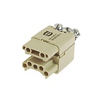 HARTING Heavy Duty Power Connector Insert, 10A, Female, HAN Brid Series, 2 Contacts (09120063111)