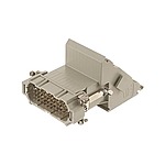 HARTING Heavy Duty Power Connector Insert, 10A, Male, Han D Series (09210404611)