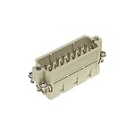 HARTING Heavy Duty Power Connector Insert, 16A, Male, Han-A Series (09200162691)