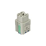 HARTING Heavy Duty Power Connector Insert, 10A, Female, Han A Series, 4 Contacts (09200042733)
