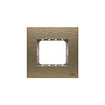 Gold 1 Gang Stainless Steel Mounting Frame (2CLA637100N1601)