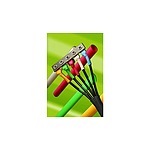 Heat Shrink Tubing, Black 22.23mm Sleeve Dia. x 7.6m Length 2:1 Ratio, FIT-600 Series (F6007/8 BK008)