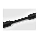 Halogen Free Heat Shrink Tubing, Black 76mm Sleeve Dia. x 1m Length 2:1 Ratio, TCN20 Series (300-73592 TCN20 76.2/38.1-PO-X-BK)