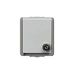 Grey 1 Gang Plug Socket, 16A, Indoor Use (5UB4705)