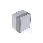 Grey 1 Gang Plug Socket, 10A, Type E - French, Outdoor Use (5UB4741)