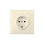 1 Gang Plug Socket, 16A, Schuko, Indoor Use (5UB1581)