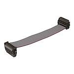Harting 0.635mm 26 Way Female Har-Flex IDC to Female Har-Flex IDC Flat Ribbon Cable, Grey Sheath, 100mm Length (33152430100007)