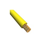 EcoWire Series Yellow 0.52 mm² Hook Up Wire, 20 AWG, 10/0.25 mm, 305m, MPPE Insulation (6714 YL001)