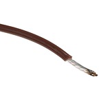 Premium Series Brown 0.62 mm² Hook Up Wire, 20 AWG, 19/0.20 mm, 30m, PTFE Insulation (5856 BR005)