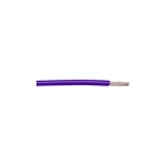 Purple 0.2 mm² PTFE Equipment Wire, 24 AWG, 19/0.13 mm, 30m, PTFE Insulation (5874 VI005)