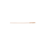 White 0.33 mm² Hook Up Wire, 22 AWG, 1/0.64 mm, 305m, PVC Insulation (3051/1 WH001)