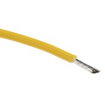 Premium Series Yellow 0.62 mm² Hook Up Wire, 20 AWG, 19/0.20 mm, 30m, PTFE Insulation (5856 YL005)