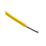 Premium Series Yellow 0.81 mm² Hook Up Wire, 18 AWG, 16/0.25 mm, 305m, PVC Insulation (3055 YL001)