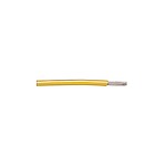 Yellow 0.33 mm² PTFE Equipment Wire, 22 AWG, 19/0.16 mm, 30m, PTFE Insulation (5855 YL005)