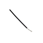 Black 0.33 mm² Hook Up Wire, 22 AWG, 7/0.25 mm, 30m, PVC Insulation (7055 BK005)