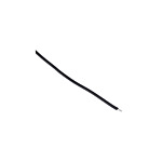 Premium Series Black 0.33 mm² Hook Up Wire, 22 AWG, 7/0.25 mm, 30m, SR-PVC Insulation (3251 BK005)