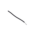 Premium Series Black 0.52 mm² Hook Up Wire, 20 AWG, 10/0.25 mm, 30m, PVC Insulation (3053 BK005)