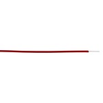 Red 0.33 mm² Hook Up Wire, 22 AWG, 1/0.64 mm, 30m, PVC Insulation (3051/1 RD005)