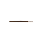 Brown 0.33 mm² Hook Up Wire, 22 AWG, 1/0.64 mm, 30m, PVC Insulation (3051/1 BR005)