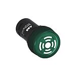 Compact, Panel Mount Yellow LED Buzzer, 22mm Cutout, Round, 110 → 130V ac (1SFA619600R6111 CB1-611R)