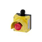 3SU1 Series Red Emergency Stop Push Button, 1NO + 1NC, Surface Mount, IP66, IP67, IP69 (3SU1851-0NB10-4GC2)