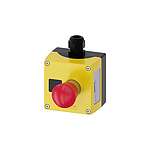3SU1 Series Red Emergency Stop Push Button, 2NC, Surface Mount, IP66, IP67, IP69 (3SU1851-0NB10-4GB2)