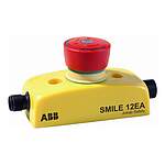 Jokab Smile 12 EA Series Red Illuminated Emergency Stop Push Button, 2NC, Panel Mount, IP65 (2TLA030051R0200 Smile 12 EA)