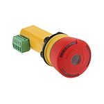 2TLA Series Red Emergency Stop Push Button, 1NC, 22.5mm Cutout, Panel Mount, IP20, IP65 (2TLA030054R0000 INCA 1 Tina)