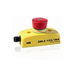 Jokab Smile 11 EA Tina Series Twist Release Emergency Stop Push Button, Panel Mount, IP65 (2TLA030050R0000 Smile 11 EA Tina)