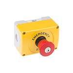 Key Release Emergency Stop Push Button, Surface Mount, 1NC, IP66 (1TVC101000P3206)