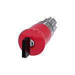 3SU1 Series Red Emergency Stop Push Button, 22mm Cutout, Panel Mount, IP66, IP67, IP69 (3SU1050-1HV20-0AA0)