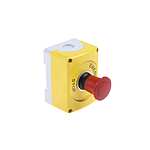 Twist Release Emergency Stop Push Button, Surface Mount, 1NC, IP66 (1TVL101000P3204)