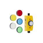 Jokab Smile 12 RG Series Illuminated Emergency Stop Push Button, 1NO, Panel Mount, IP65 (2TLA030053R2700)