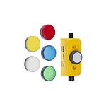 Jokab Smile 12 RF Series Twist Release Illuminated Emergency Stop Push Button, Panel Mount, 1NO, IP65 (2TLA030053R2600 Smile 12 RF M12-5)