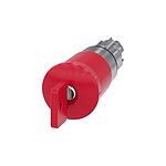 3SU1 Series Red Emergency Stop Push Button, 22mm Cutout, Panel Mount, IP66, IP67, IP69 (3SU1050-1HQ20-0AA0)