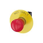 3SU1 Series Red Emergency Stop Push Button, 2NC, 22mm Cutout, Panel Mount, IP66, IP67, IP69 (3SU1150-1HA20-3PH0)