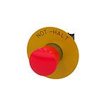 3SU1 Series Twist Release Emergency Stop Push Button, Panel Mount, 22mm Cutout, 1NC, IP20 (3SU1150-1HB20-1CH0)