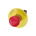 3SU1 Series Red Emergency Stop Push Button, 1NC, 22mm Cutout, Panel Mount, IP66, IP67, IP69 (3SU1150-1HB20-1CJ0)