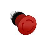 1SFA Series Red Emergency Stop Push Button, 22mm Cutout, Panel Mount (1SFA611523R1001 MPET4-10R)