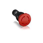 1SFA Series Red Emergency Stop Push Button, 2NC, 22mm Cutout, Panel Mount (1SFA619550R1051)