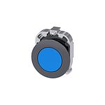 SIRIUS ACT Series Blue Momentary Push Button Head, 30mm Cutout, IP66, IP67, IP69K (3SU1060-0JB50-0AA0)